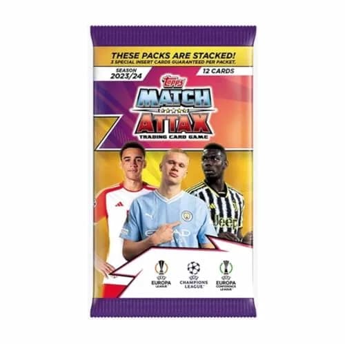 Topps Match Attax UEFA Champions League Cards Packet 2023-24 | 36 Boosters (12 Cards Each) thumbnail 1