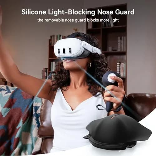 AMVR FC1 Facial Interface for Meta Quest 3 — PU Leather & Ice Silk Pad | 110° FOV Upgrade thumbnail 7