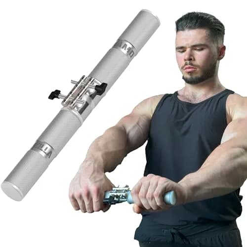 GRIPZILLA Dynamo Forearm Strengthener and Wrist Roller with Adjustable Resistance | 0.798 kg (1.76 lb) thumbnail 1