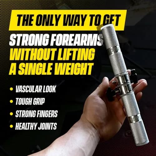 GRIPZILLA Dynamo Forearm Strengthener and Wrist Roller with Adjustable Resistance | 0.798 kg (1.76 lb) thumbnail 4
