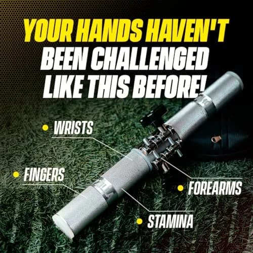 GRIPZILLA Dynamo Forearm Strengthener and Wrist Roller with Adjustable Resistance | 0.798 kg (1.76 lb) thumbnail 3