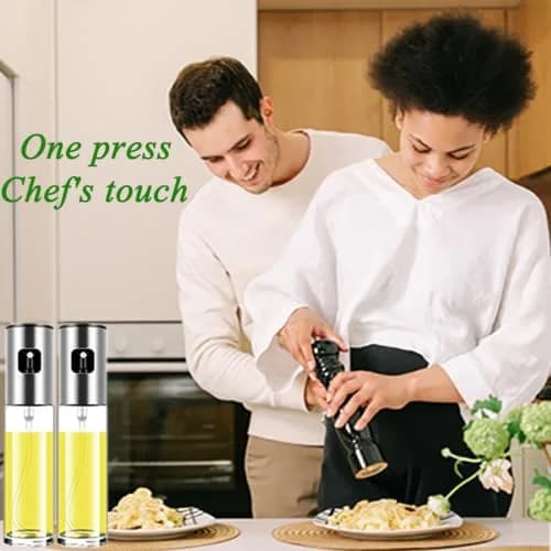 Wayeept Olive Oil Sprayer for Cooking Oil 100 ml | Refillable Mini Bottle for BBQ & Baking thumbnail 7