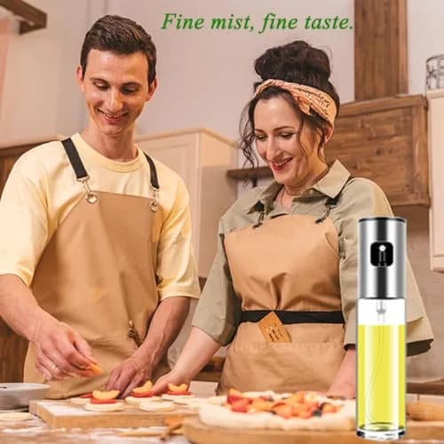 Wayeept Olive Oil Sprayer for Cooking Oil 100 ml | Refillable Mini Bottle for BBQ & Baking thumbnail 2