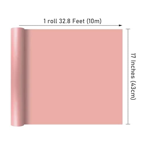 NESCCI Pink Matte Wrapping Paper | Solid Color Gift Wrap for Holidays & Events thumbnail 2