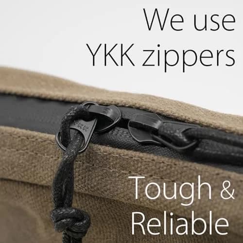 diodrio Waxed Canvas Belt Pouch Small | Water Resistant EDC Bag for Men & Women thumbnail 3