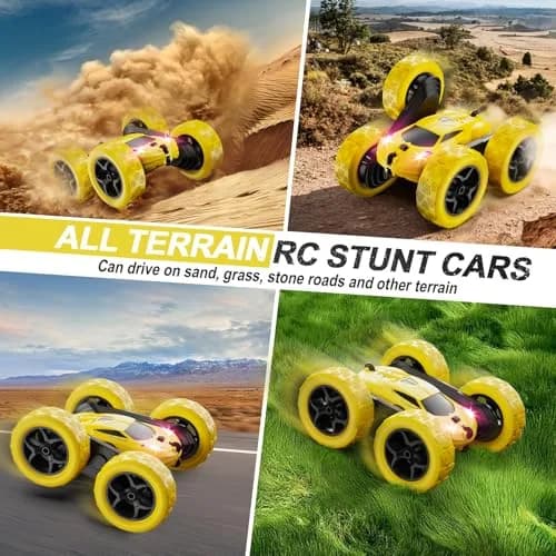 QUNREDA Remote Control Stunt Car 16.0cm (6.3") | 4WD 360° Flips & 50 Min Playtime thumbnail 5