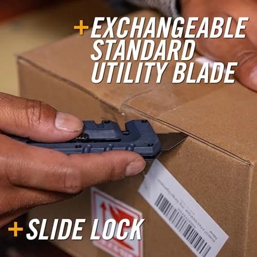 Gerber Prybrid Utility Knife Multitool 8-in-1 with Pry Bar & Bottle Opener, Blue thumbnail 2