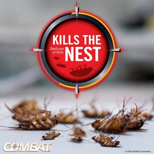 Combat Max Roach Killing Gel 6 Syringes, 12.6 Fl Oz (2.1 Fl Oz Each) | EPA Registered Pesticide for Indoor & Outdoor Use thumbnail 5
