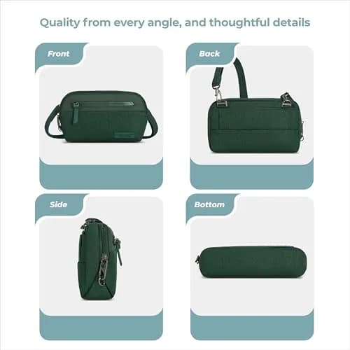 Travelon Anti-Theft Metro Convertible Small Crossbody Bag | RFID & Locking Zippers thumbnail 7