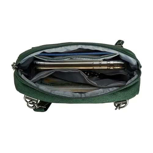 Travelon Anti-Theft Metro Convertible Small Crossbody Bag | RFID & Locking Zippers thumbnail 8