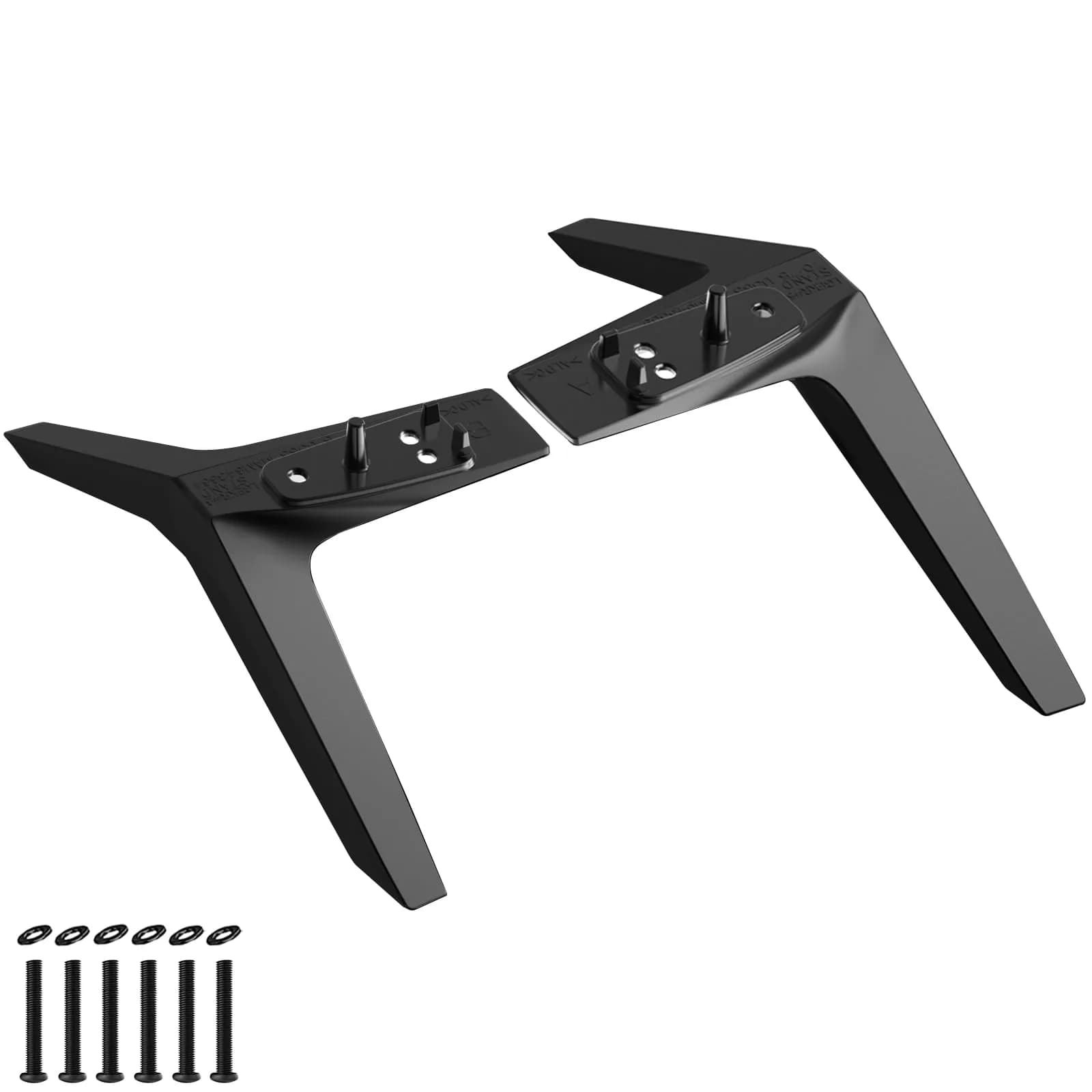Maozhren Metal TV Stand Legs Replacement for LG 70" 75" TVs | Supports up to 200 lbs