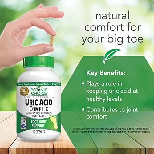 Botanic Choice Uric Acid Complex Celery Seed & Bromelain 60 Count (Pack of 2) | Supports Joint Comfort & Uric Acid Balance thumbnail 4