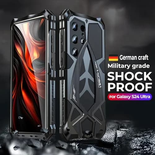 Lunivop Metal Heavy Duty Case for Samsung Galaxy S24 Ultra (2024) | Military Grade Protection thumbnail 3