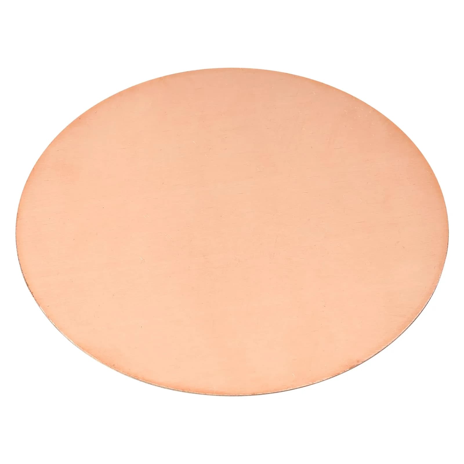 uxcell Pure Copper Sheet 150mm (6") Diameter x 1mm (0.04") Thickness | T2 Copper Metal Round Plate for Crafts, Electrical Repairs - main product image