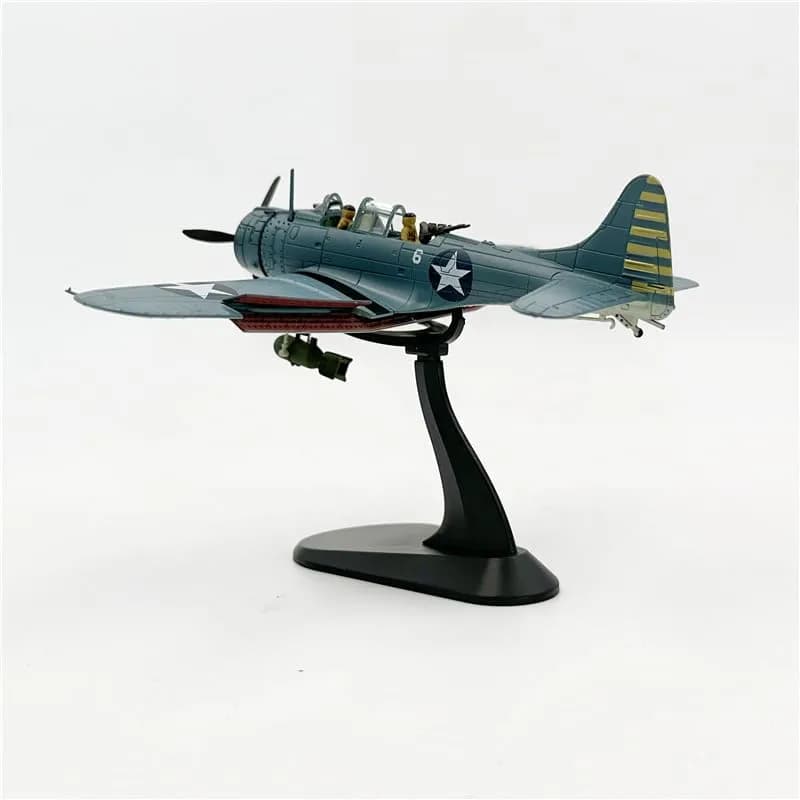 wltk Douglas SBD Dauntless 1/72 Diecast Aircraft Model | WWII Naval Scout & Dive Bomber thumbnail 11
