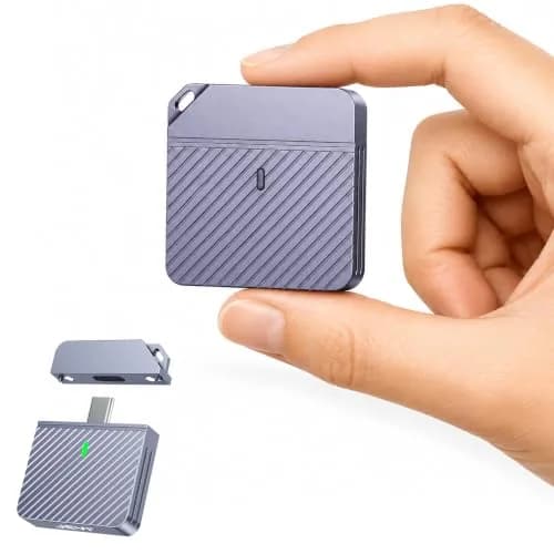 JEYI i9 Zebra 2230C Wire-Free M.2 NVMe Enclosure 40mm | USB-C 10Gbps Portable SSD Adapter thumbnail 1