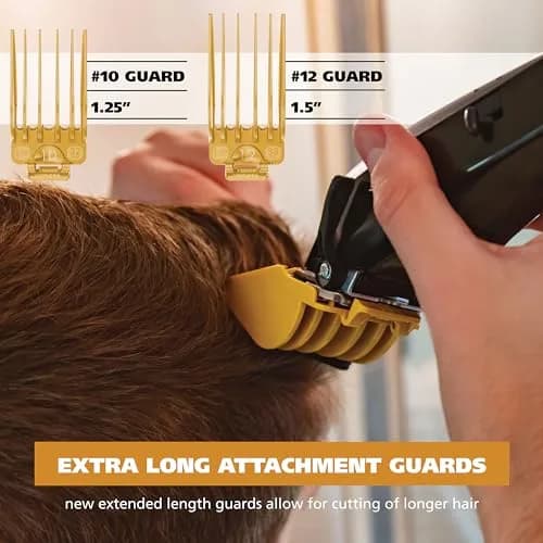 Wahl Secure Fit Attachment Guard Set, #10 (1-1/4") & #12 (1-1/2") | Genuine USA Import for Long Haircuts thumbnail 4