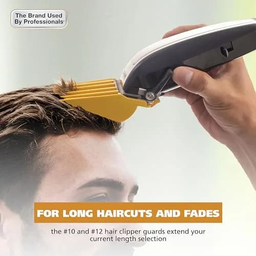 Wahl Secure Fit Attachment Guard Set, #10 (1-1/4") & #12 (1-1/2") | Genuine USA Import for Long Haircuts thumbnail 2