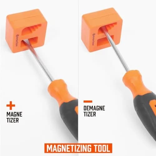 Amartisan 175-Piece Magnetic Screwdriver Set with Plastic Racking & Tools | 6150 Cr-V Steel Shafts thumbnail 9
