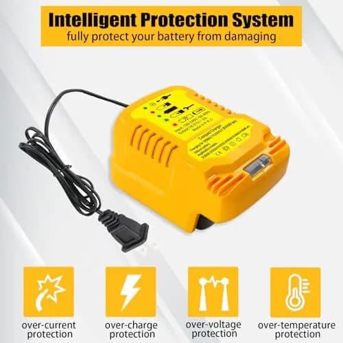 TPDL Mini Portable DCB112 Charger for Dewalt 20V/60V MAX Batteries | Compact 2A Output, 100-240V Input thumbnail 3