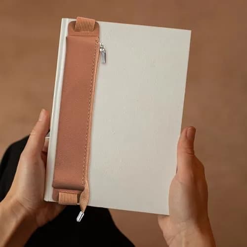 Aswewamt 5 Pcs Elastic Notebook Band Holders PU Leather Adjustable Pen Sleeve Pouch for Notebook Planners Binders Books | Multifunctional & Portable thumbnail 8