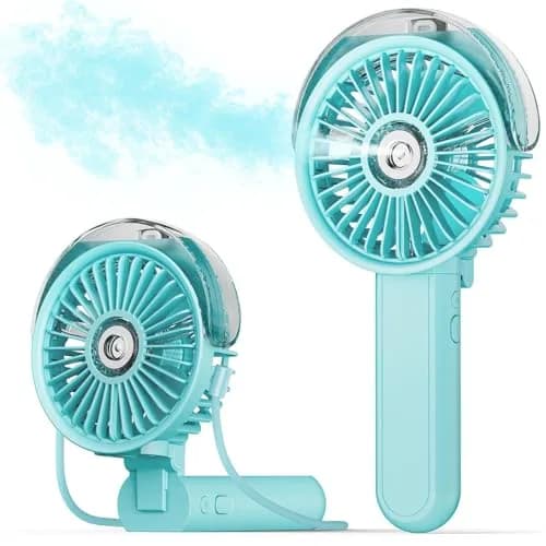 SWEETFULL Portable Misting Fan 30ml (1.01 Fl Oz) | Cools and Hydrates Face On-the-Go thumbnail 1
