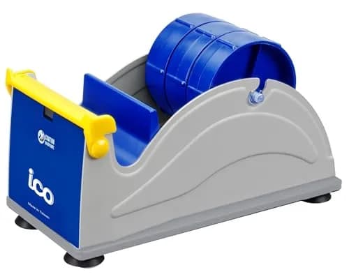 ICO Triple Premium Extra Wide Metal Multi-Roll Desktop Tape Dispenser 7.6cm (3 Inch) Core | Heavy Duty Steel Construction thumbnail 1