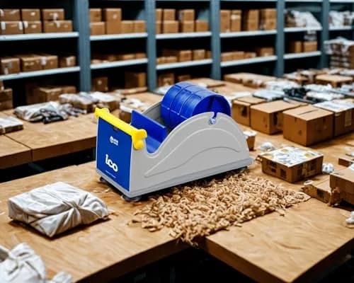 ICO Triple Premium Extra Wide Metal Multi-Roll Desktop Tape Dispenser 7.6cm (3 Inch) Core | Heavy Duty Steel Construction thumbnail 5