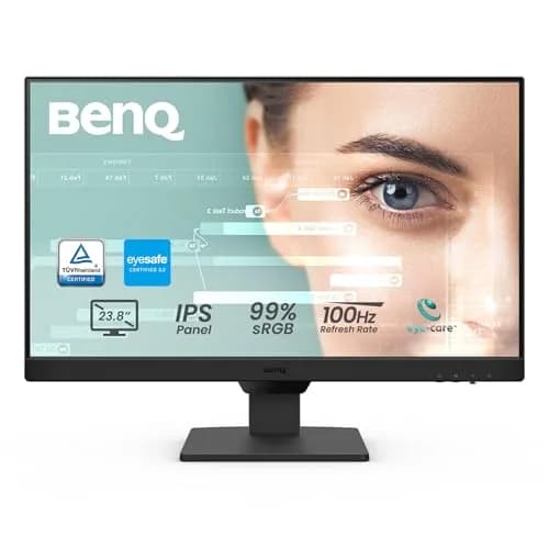 BenQ GW2490 24" Monitor 100Hz FHD IPS Eye-Care Tech VESA Mount Thin Bezel Low Blue Light thumbnail 1