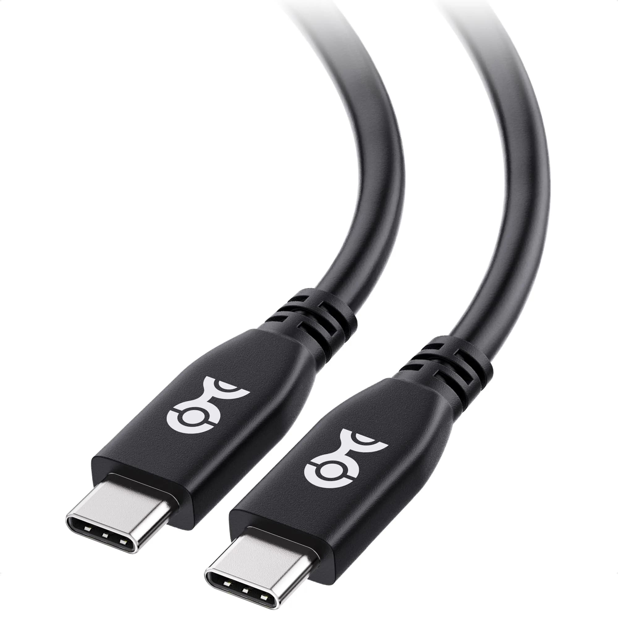 Cable Matters 40Gbps USB4 Cable, Thunderbolt 4/5 Compatible, 0.8m (2.6ft) | 240W PD, 8K Video, 40Gbps Data Transfer — Black / 1 ft