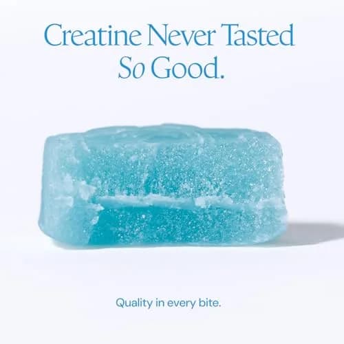 Create Creatine Monohydrate Gummies Blue Raspberry 90 Count | Boost Focus, Strength, and Endurance with Creapure thumbnail 3