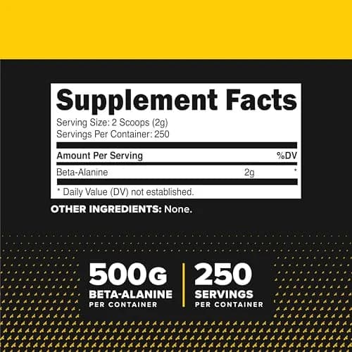 Primaforce Beta Alanine Powder 500 Grams (226.8 g) Unflavored | Workout Endurance & Recovery Support thumbnail 2