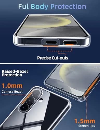 X-level Clear Case for Samsung Galaxy S24 | Slim Fit, Non-Yellowing, Matte Finish thumbnail 4