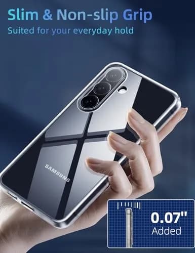 X-level Clear Case for Samsung Galaxy S24 | Slim Fit, Non-Yellowing, Matte Finish thumbnail 6