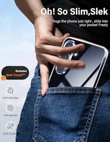 X-level Clear Case for Samsung Galaxy S24 | Slim Fit, Non-Yellowing, Matte Finish thumbnail 7