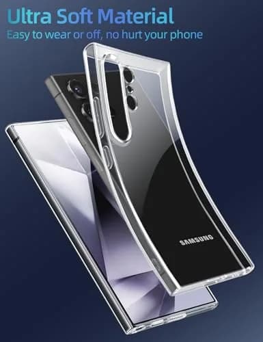 X-level Clear Case for Samsung Galaxy S24 Ultra | Slim Fit, Matte Finish, Ultra-Thin thumbnail 5