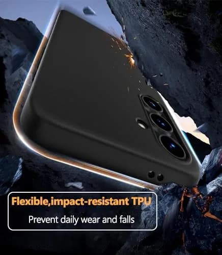 X-level Black Slim Fit Case for Samsung Galaxy S24 Plus | Ultra-Thin, Matte Finish, Baby Skin Feel thumbnail 3