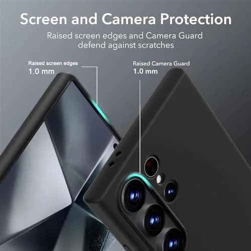 X-level Slim Fit Case for Samsung Galaxy S24 Ultra, Black | Ultra-Thin Lightweight Protection thumbnail 4