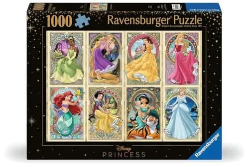 Ravensburger Disney Art Nouveau Princess 1000 Piece Jigsaw Puzzle for Adults | Educational STEM-Learning Puzzle thumbnail 1