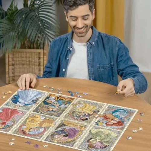 Ravensburger Disney Art Nouveau Princess 1000 Piece Jigsaw Puzzle for Adults | Educational STEM-Learning Puzzle thumbnail 3