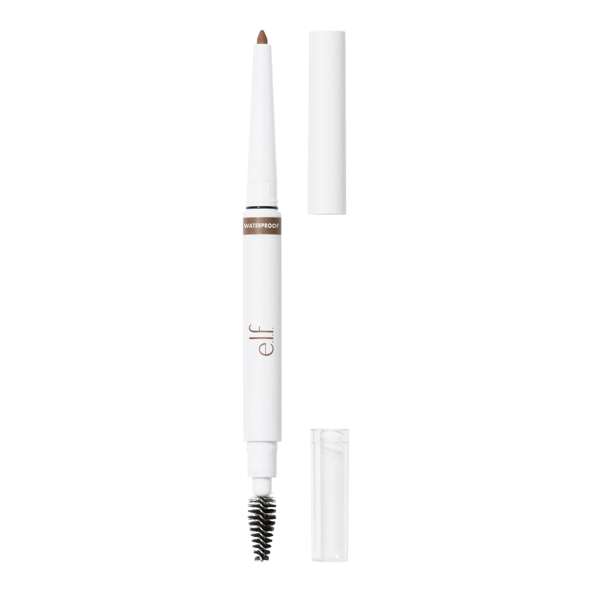 e.l.f. Instant Lift Waterproof Eyebrow Pencil, Deep Brown, 0.28g (0.01oz) | Smudge-Resistant Formula for Natural Brows — Taupe
