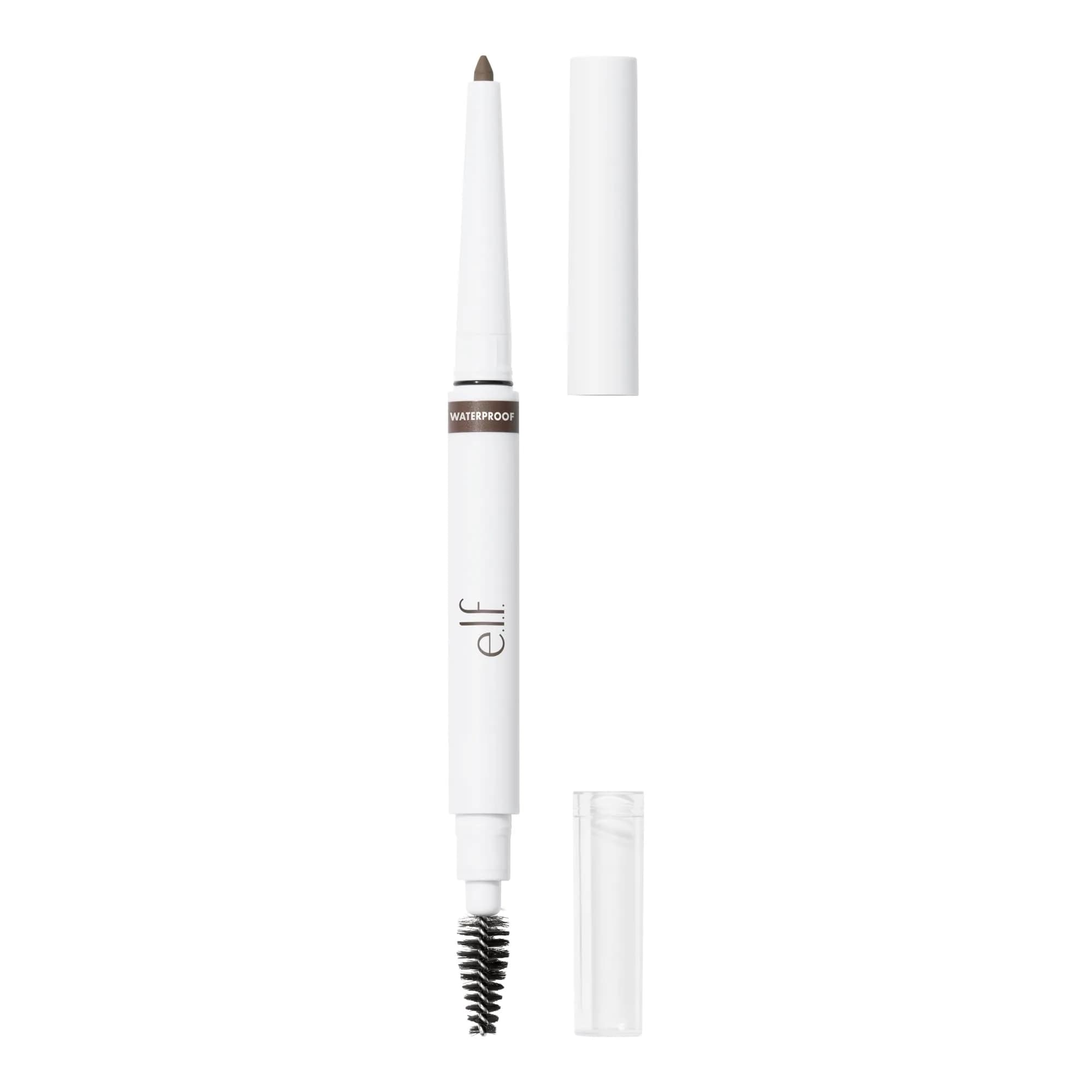 e.l.f. Instant Lift Waterproof Eyebrow Pencil, Deep Brown, 0.28g (0.01oz) | Smudge-Resistant Formula for Natural Brows - main product image