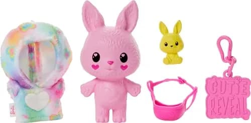 Barbie Cutie Reveal Animal Color Dream-Themed Pet & Accessories | 3-inch Surprise Doll for Kids 3+ thumbnail 5
