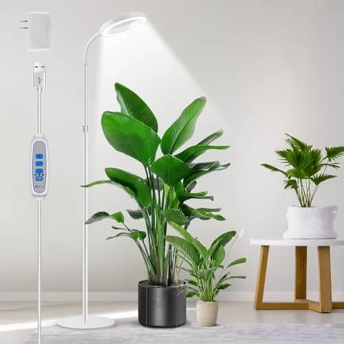Aumtrly Full Spectrum LED Grow Light Stand 175cm (68") | 3 Lighting Modes, 5 Dimming Levels, 16-Hour Timer thumbnail 1