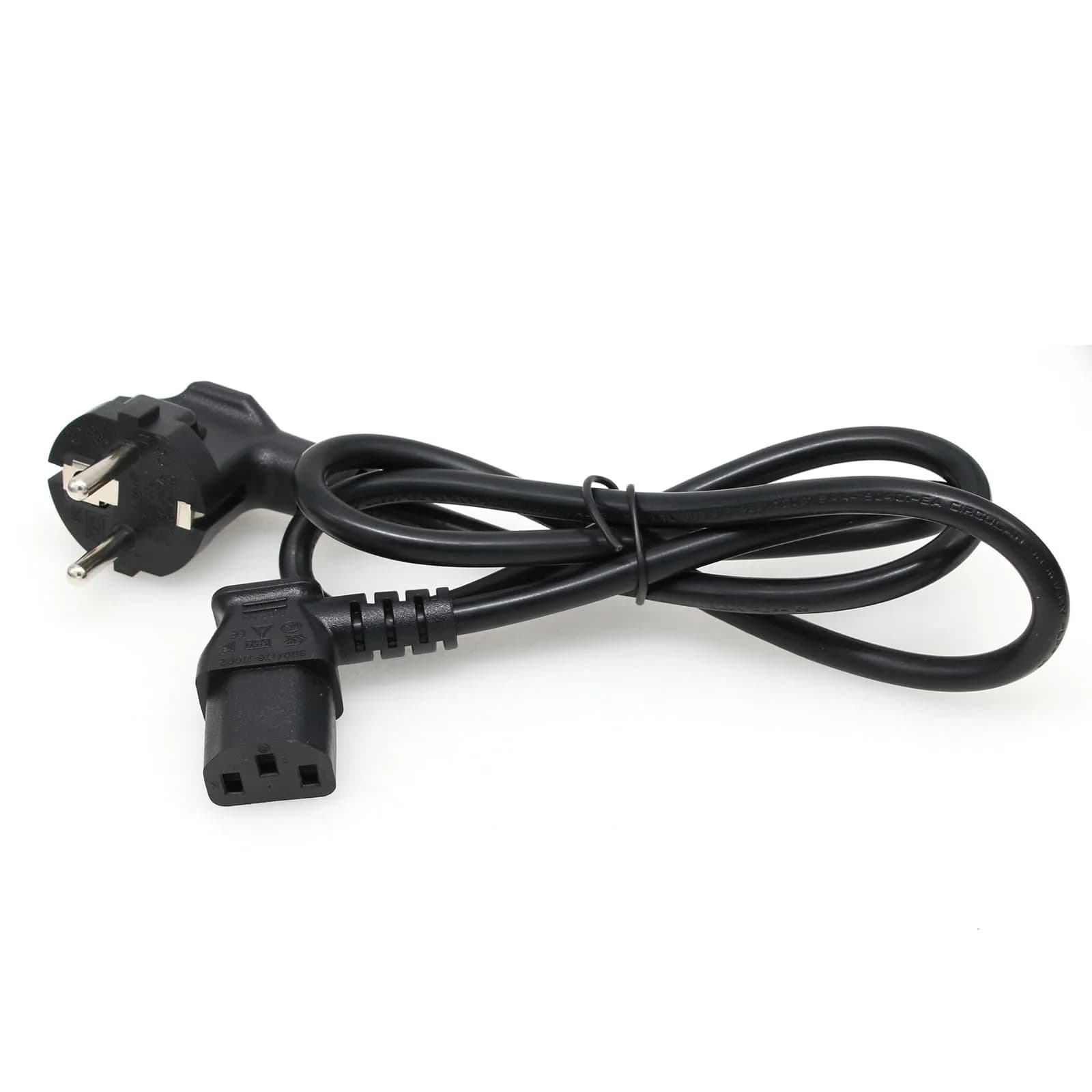 DRRI IEC C5 Plug to Europe Schuko CEE 7/7 Socket Extension Cable 10cm (3.28Ft) | 2.5A 250V Rated — EU- RA C13-1.8M/5.90FT