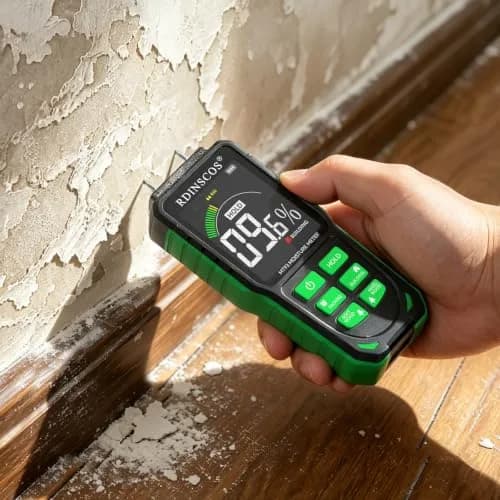 RDINSCOS MT93 Wood Moisture Meter Rechargeable Detector | Pin Type for Wood, Drywall, Firewood thumbnail 3