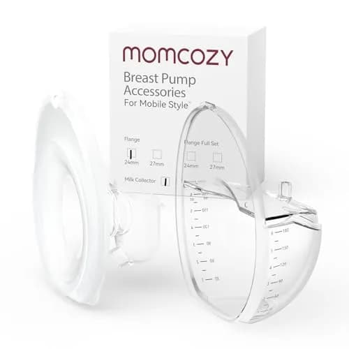 Momcozy M6 Breast Pump Accessories 24mm Flange & Milk Collector | BPA-Free Silicone, Original USA Import thumbnail 1