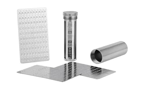 COINSURE Crypto Seed Phrase Storage, 24 Words Seed Backup for Bitcoin Ethereum Crypto Wallet, 304 Stainless Steel Capsule, BIP39 Compatible | Secure & Durable thumbnail 8
