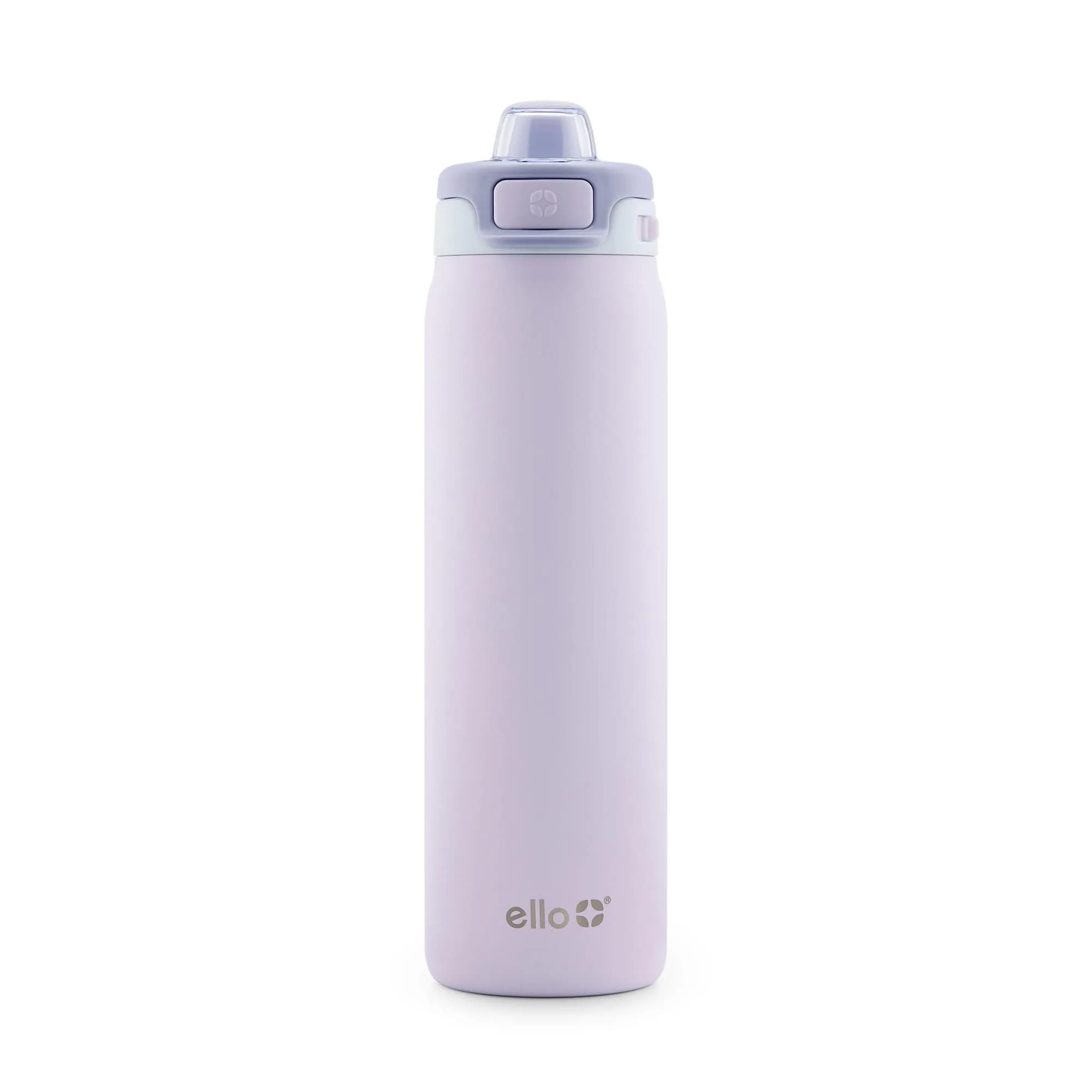 Ello Pop & Fill Insulated Stainless Steel Water Bottle 650ml (22oz) | Sip or Chug, Pistachio — Aurora