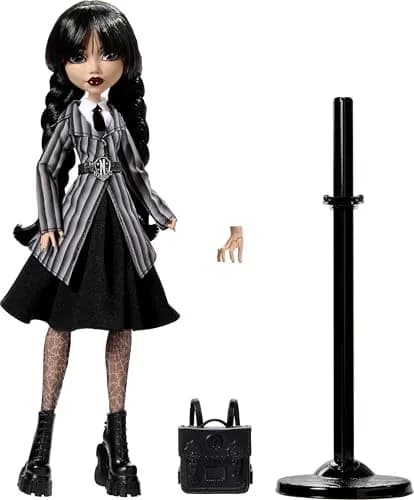 Monster High x Wednesday Addams Doll 29cm (11.4in) | Collectible Doll with Thing & Backpack thumbnail 6